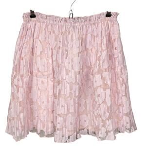 Paul & Joe Sister Paper Bag Waist Pull On Floral Mini Skirt Women 10 NWT